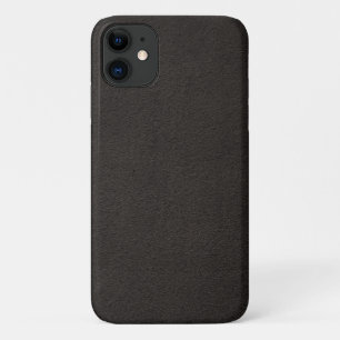 Elegant Black leather iPhone 11 Case