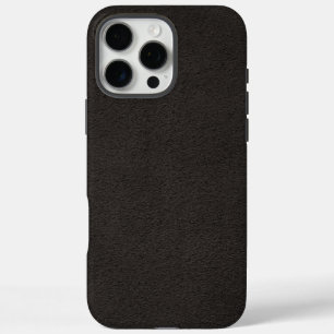 Elegant Black leather iPhone 16 Pro Max Case