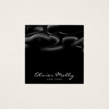 Elegant Black Marble Business card