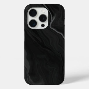Elegant Black Marble iPhone 15 Pro Case