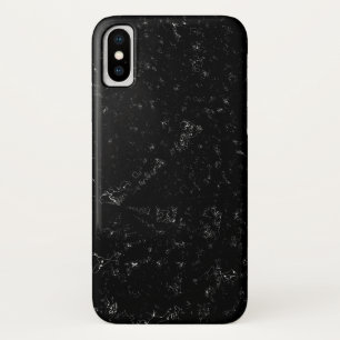 Elegant Black  Marble  iPhone X Case