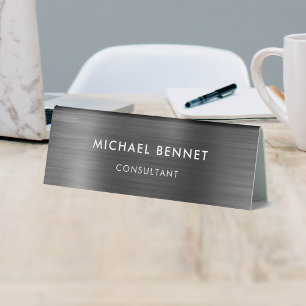 Elegant Black Metallic Professional Business