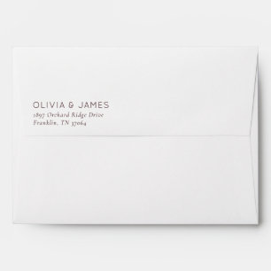 Elegant Black Minimalist Envelope