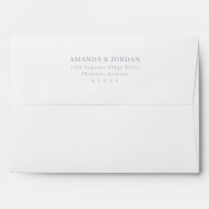 Elegant Black Minimalist Typographic Envelope