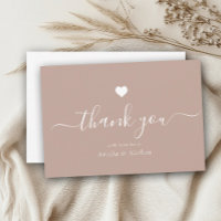 Elegant Black Modern Script Dark Rich Blush Heart