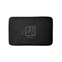 Elegant Black Monogram Design