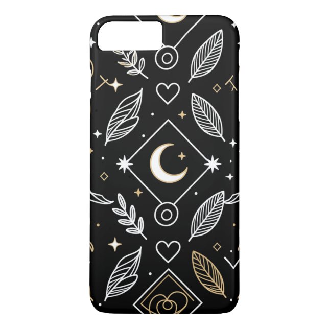 Elegant black phone cases (Back)