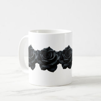 Elegant Black Roses Coffee Mug 