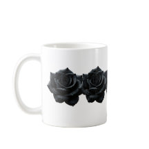 Elegant Black Roses Coffee Mug 