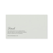 Elegant Black & Sage Green Wedding Details 