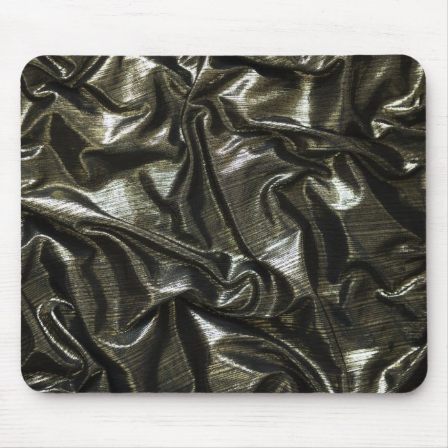 Elegant Black satin look mousepad (Front)