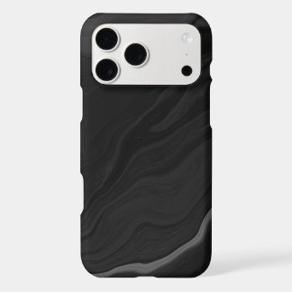 Elegant Black Stone Marble Pattern