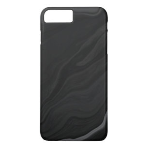Elegant Black Stone Marble Pattern iPhone 8 Plus/7 Plus Case