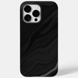 Elegant Black Stone Marble Pattern Case-Mate iPhone 14 Pro Max Case
