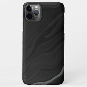 Elegant Black Stone Marble Pattern iPhone 11Pro Max Case