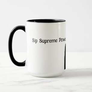 Elegant Black Suit Man Coffee Mug - Stylish Gift f