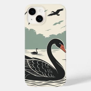 Elegant Black Swan  Case-Mate iPhone 14 Case