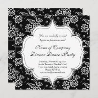 Elegant Black Tie Formal Dinner Dance Party