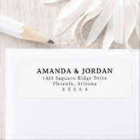 Elegant Black Typographic