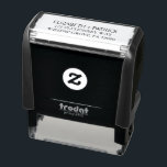 Elegant Black Typography Wedding Return Address Self-inking Stamp<br><div class="desc">This elegant black typography wedding return address self inking stamp is perfect for a simple wedding. The neutral design features a minimalist label decorated with romantic and whimsical typography. These stamps can be used for a wedding,  bridal shower,  Christmas cards or any time you need a personal address stamp.</div>
