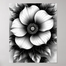 Elegant Black, Value Poster Paper (Matte)