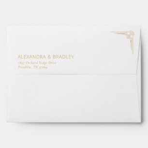 Elegant Black Vintage Watch Envelope