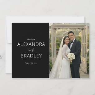 Elegant Black Wedding Invitations