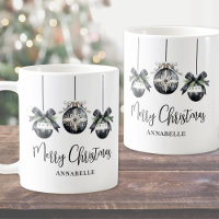 Elegant Black White Christmas