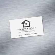 Elegant Black & White Construction Handyman