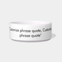 Elegant black white custom text phrase quote