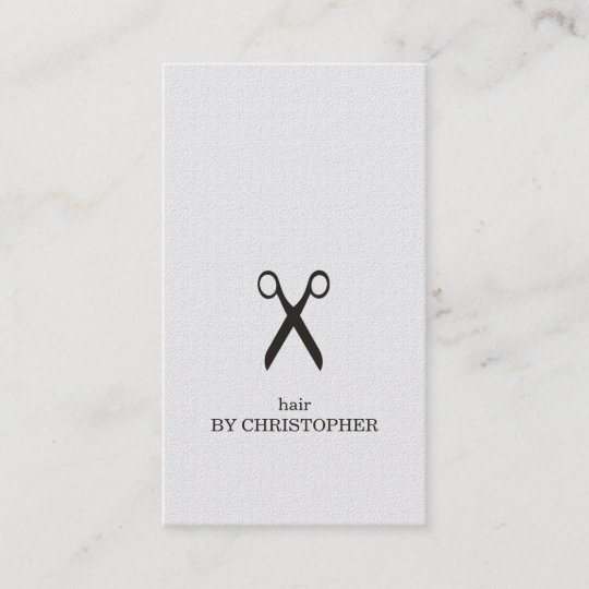 Elegant Black White Hair Stylist Appointment Card Zazzle Co Uk