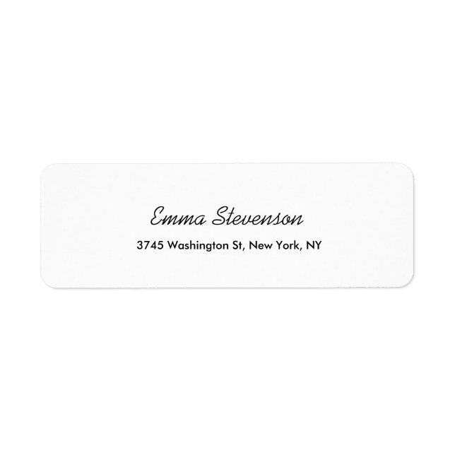 Elegant Black & White Handwriting Professional (Front)