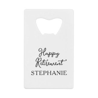 Elegant Black & White Happy Retirement Party