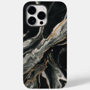 Elegant Black White Marble Case-Mate iPhone 14 Pro Max Case