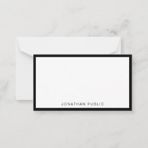 Elegant Black White Minimalist Template Trendy