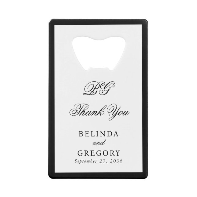 Elegant Black White Monogram Wedding Seating Chart (Front)