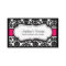 Elegant Black White & Pink Damask Business Cards