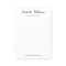 Elegant Black White Script Earring Display Card