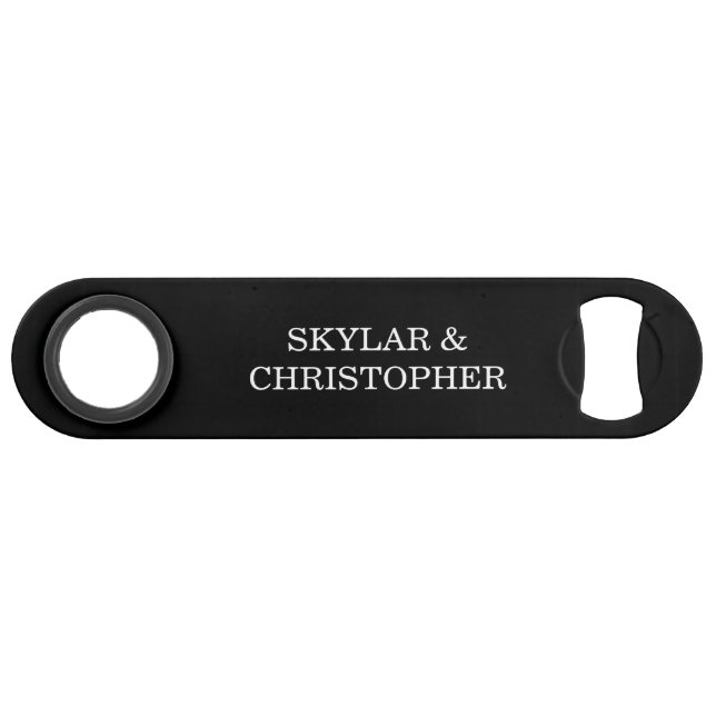 Elegant Black & White Wedding (Front (Horizontal))