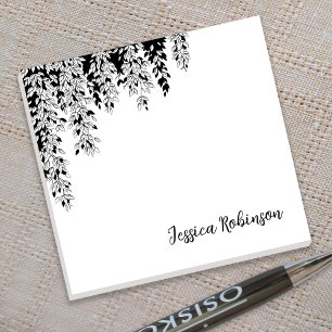 Elegant Black White Weeping Birch Tree Branch Post-it Notes
