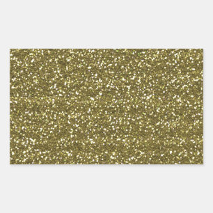 Elegant Blank Gold Glitter Seals
