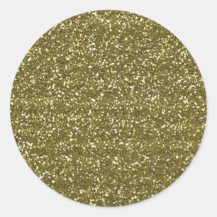 Elegant Blank Gold Glitter Seals