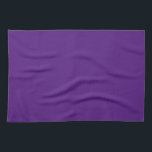 Elegant Blank Template Solid Colour Royal Purple Tea Towel<br><div class="desc">Custom Create Your Own Upload Add Your Monogram Initial Photo or Logo Text Name Elegant Modern Cute Kitchen & Dining / Table & Kitchen Linens/ Blank Template Royal Purple Solid Colour Kitchen Towel.</div>
