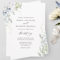 Elegant Bliss, White Floral and Greenery Wedding