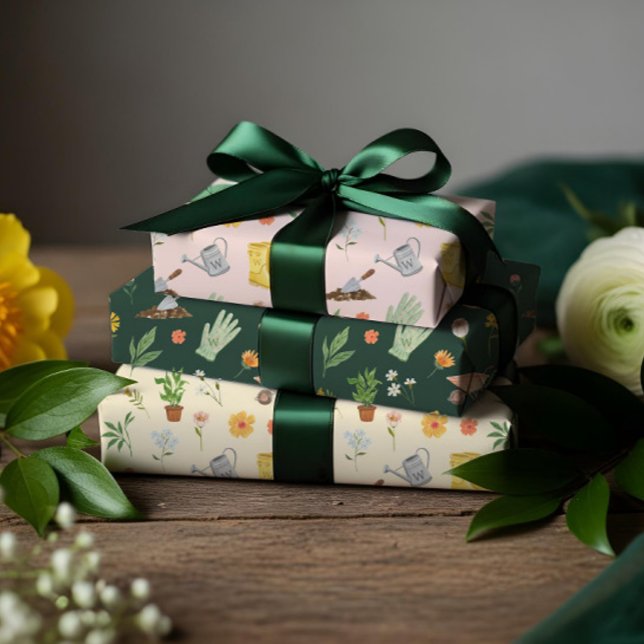 Elegant Blooming Floral Botanical Garden Girly Wrapping Paper Sheet (Elegant Blooming Floral Botanical Garden Girly Wrapping Paper Sheets)