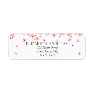 Elegant Blossom Address Label