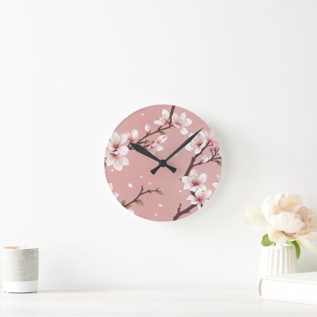 Elegant blossoms Clock (Home)