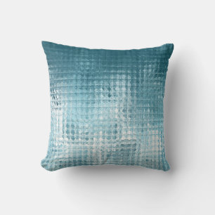 Elegant Blue Abstract: Beautiful Background Cushion