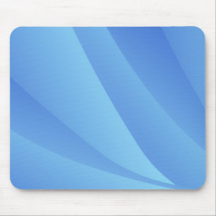 Elegant Blue Abstract Geometric Background Mouse Mat