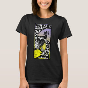 Elegant Blue Betta Fish Fluid Art T-Shirt